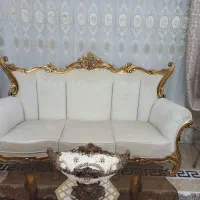 مبل استیل ۷نفره و غذاخوری ۴نفره|مبلمان خانگی و میز عسلی|بروجرد, |دیوار