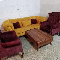 مبل  نیم ست راحتی همراه با میز