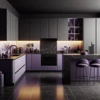 کابینت MDF و هایگلاس سفارشی کد(۷۱۰)