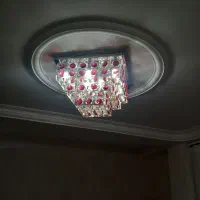 لوستر حال مربع|لوستر و چراغ آویز|آستانه اشرفیه, |دیوار