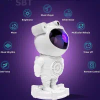 آفر چراغ خواب فضانورد کهکشانی اسپیکر دار مدل بزرگ|چراغ خواب و آباژور|مشهد, کوه سنگی|دیوار