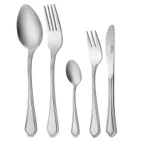 سرویس قاشق چنگال 98 پارچه ناب استیل مدل ونیز