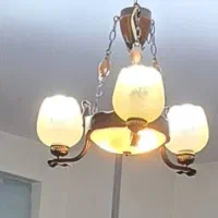۲عدد لوستر و دو عدد دیوار کوب