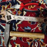 آچار فرانسه.چکش .سیم چین