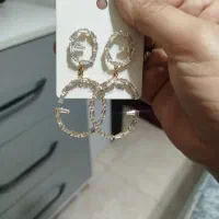 گوشواره مبارکه دیسینگ‌ کره دوعدد مونده رنگ ثابت|بدلیجات|کرج, حیدرآباد|دیوار