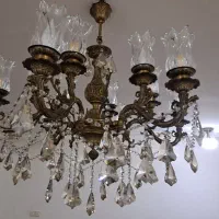 لوستر ۶شاخه ۱۲ لاله