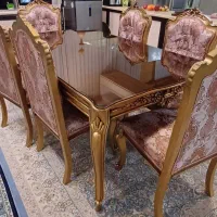 مبل و میز ناهارخوری استیل