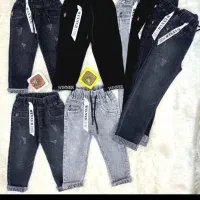 شلوار جین پارچه پر بچگانه سایز ۵۰ تا ۱۰۵ رباط کریم|کفش و لباس بچه|رباط‌کریم, رباط‌کریم|دیوار