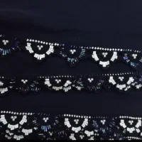 چادر سرمه ای  کریشی شده