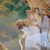 کارهای جذاب   ساعت و  تابلو خیره کننده