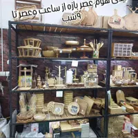 فروش ۶عدد قفسه فلزی کف چوب درحد نو
