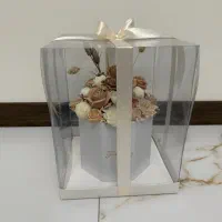 باکس گل شمع لاکچری