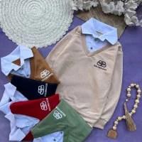 بلوز یقه دار