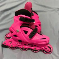 اسکیت دخترانه قابل تنظیم با لوازم کامل-زیر قیمت