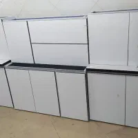 یک عدد کابینت آماده سه متر بالا پایین تکمیل