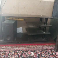 زیر تلویزیونی تمام شیشه