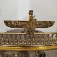 گارد شومینه برنزی