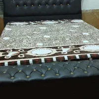 تختخواب و میز آرایش در حد نو|تخت و سرویس خواب|کازرون, |دیوار