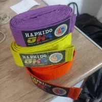 کمربند زرد بنفش و نارنجی