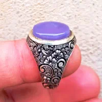 عقیق های سوسنی و کبود نخبه یمنی دستساز|جواهرات|اصفهان, پوریای ولی|دیوار