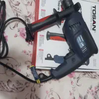 دریل برقی تمیز سالم دو بار سوراخ دیواراستفاده شده