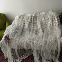 پرده توری یک و نیم متری|پرده، رانر، رومیزی|تهران, فلسطین (میدان انقلاب)|دیوار