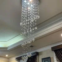 لوستر آویز کریستالی