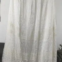 پرده پذیرایی و ۲عدد والان و آویز وسط|پرده، رانر، رومیزی|رشت, کوی مهر|دیوار
