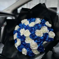 دسته گل هدیه باکس گل تولد