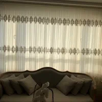 پرده حریر ترک در حد نو|پرده، رانر، رومیزی|تهران, فردوس|دیوار