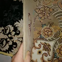 جفت فرش 12 مترگل برجسته زمینه نسکافه ای پاتریس|فرش|مشهد, نوید|دیوار
