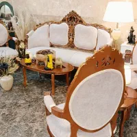 مبل وناهارخوری یونانی چوب راش(سفارشی سازسایز بزرگ)