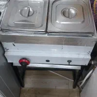 یک عدد بنماری ۲ لگنه و سرخ کن گازی