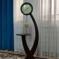 ساعت ایستاده چوبی