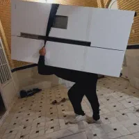 باربری مطمئن بار اثاث‌کشی و حمل یخچال ساید قم