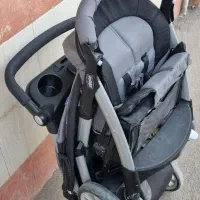 کالسکه دوقلو چیکو|کالسکه و لوازم جانبی|قم, صفاشهر|دیوار