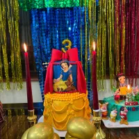 ماکت کیک فوندانت تم سفیدبرفی