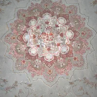 فروش فرش ماشینی گل برجسته ابریشمی