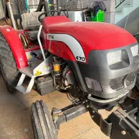 تراکتور ۴۷۰ تک .با یه روتیواتور و مرزکش