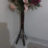 شمعدان وگل مصنوعی