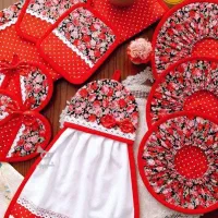 سفارش دوخت سرویس آشپزخانه ،دستگیره|سفره، حوله، دستمال آشپزخانه|میبد, |دیوار