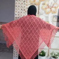 اشارپ بافتنی سه گوش