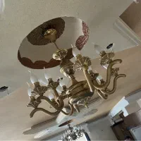 یک جفت لوستر برنجی