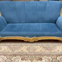 فروش فوری مبل هفت نفره به همراه جلو مبلی|مبلمان خانگی و میز عسلی|آزادشهر, |دیوار