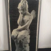 فروش فوری تابلو فرش دستبافت تندیس طرح فرشته|تابلو فرش|چالوس, |دیوار