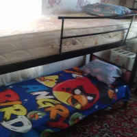 تخت دو طبقه فلزی