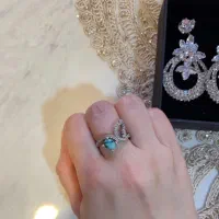 نیم ست طلاروس،انگشتر نقره،گوشواره|بدلیجات|تهران, سعادت‌آباد|دیوار