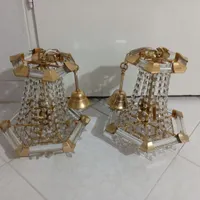 ۲ عدد لوستر ۳شعله|لوستر و چراغ آویز|اصفهان, لاله|دیوار