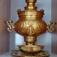 برنز سماور ست کامل