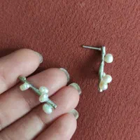 گوشواره نقره با مروارید